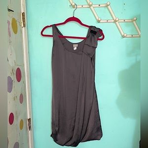 H&M Evening Cocktail Dress Charcoal Gray Size S